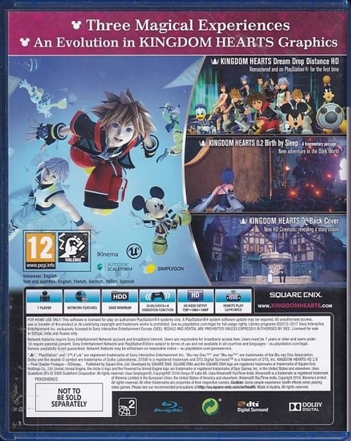 Kingdom Hearts HD 2.8 Final Chapter Prologue - PS4 (A Grade) (Genbrug)